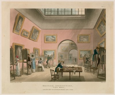 Istituzione britannica, Pall Mall da Thomas Rowlandson